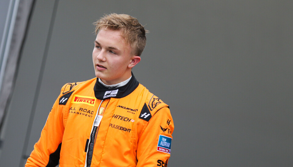 Martinius Stenshorne like etter lørdagens sprintløp.