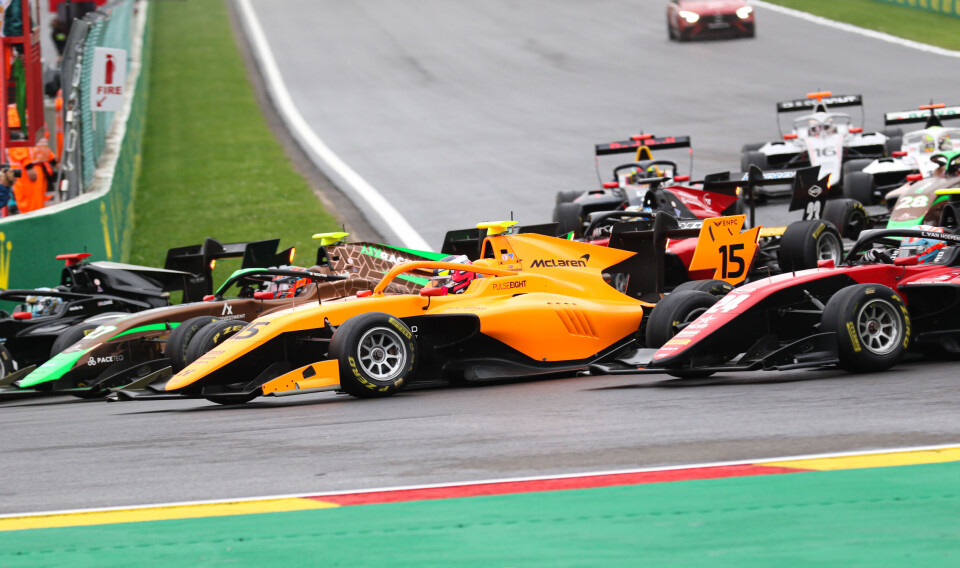 Martinius Stenshorne hadde en god start på sprintløpet.