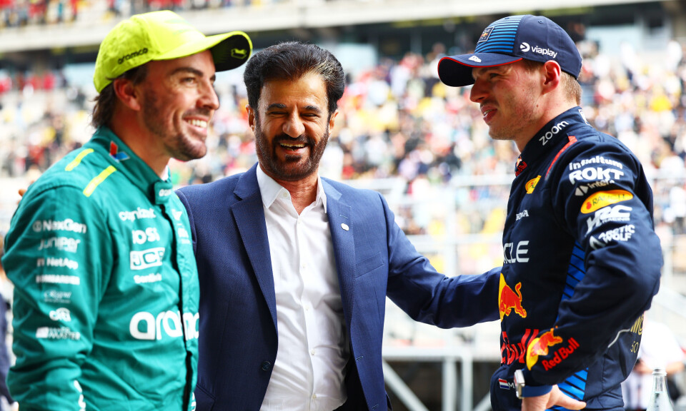 Stemningen er ikke alltid like god mellom førerne og FIA-president Mohammed Ben Sulayem.