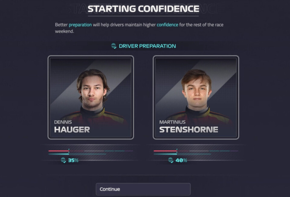 Å se to nordmenn i samme Formel 1-team oppleves som en fjern drøm, men slik trenger det ikke å være i den virtuelle verden.