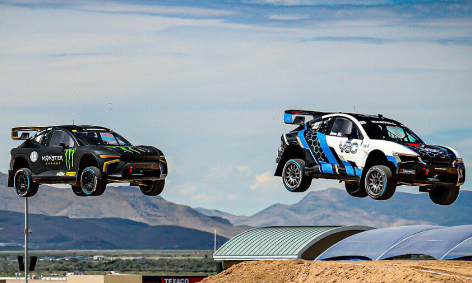 Andreas Bakkerud har brukt rally som forberedelse til de store hoppene i Nitrocross.