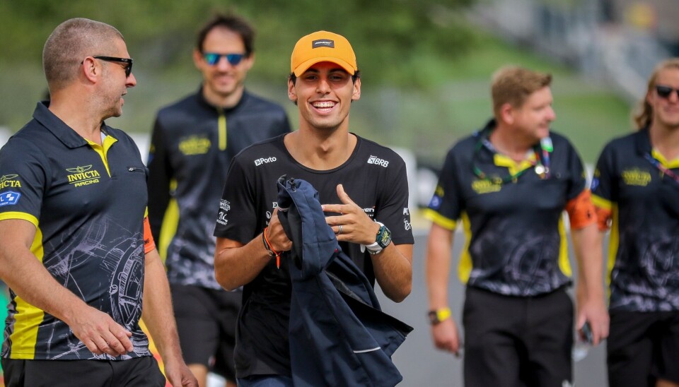 Gabriel Bortoleto, her i forkant av løpshelgen på Spa-Francorchamps tidligere i år.