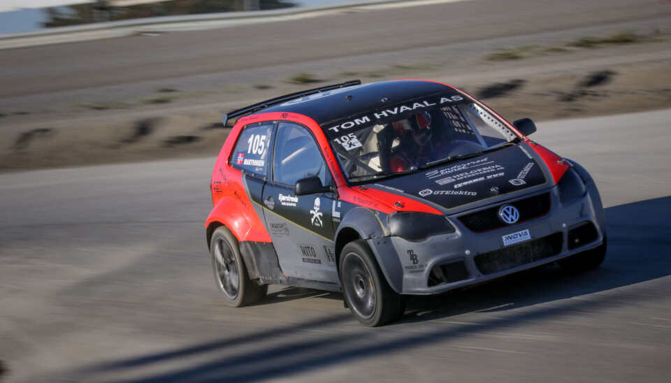 Mats Marthinsen hadde en turbulent start på lørdagen, men fikk etterhvert kontroll.