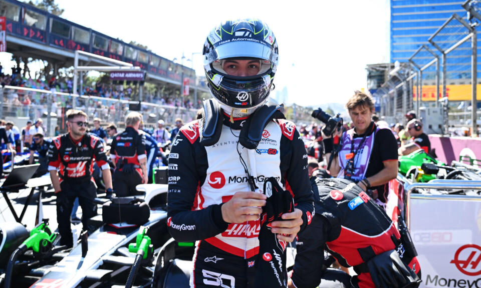 Oliver Bearman fikk vendt seg til hverdagen denne helgen. Neste sesong er han på plass i Haas på fulltid.