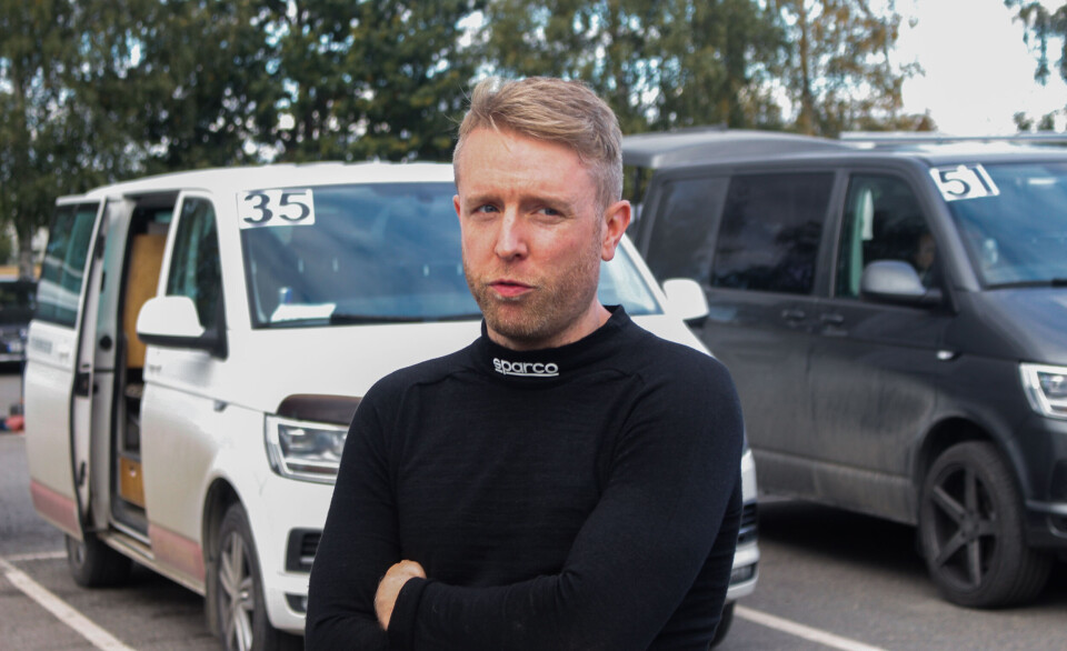 Frank Tore Larsen måtte innse at NM-gullet glapp i siste liten.