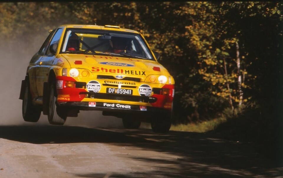 Mange husker Birger Gundersen slik fra midten på 90-tallet, i sin klassiske gule og røde Fors Escort RS Cosworth. Det endte blant annet med NM-tittel i toppklassen i 1997