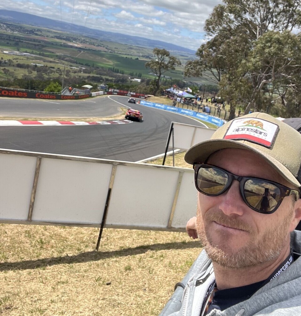 Atle Gulbrandsen var på plass under Bathurst 1000.