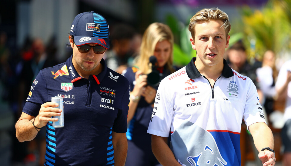 Sergio Perez og Liam Lawson var ikke akkurat bestevenner sist helg. De to kjemper om det samme Red Bull-setet.