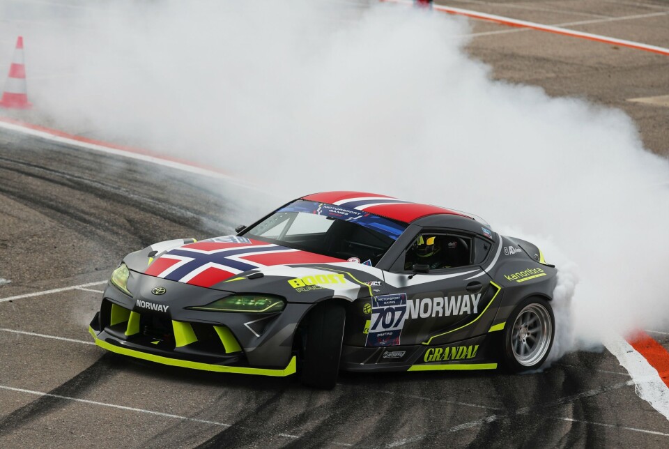 Simen Olsen fra FIA Motorsport Games i Spania i fjor høst.