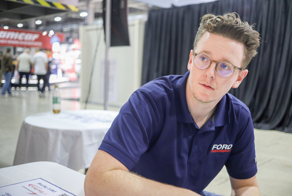 Dennis Olsen, her fra Oslo Motor Show tidligere i høst.