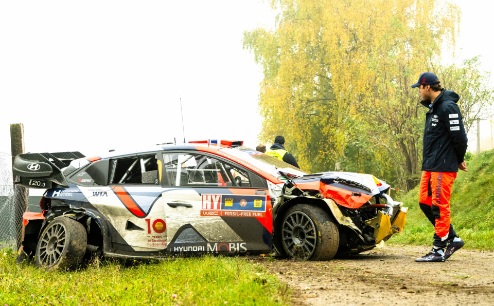 Rally Sentral-Europa gikk ikke som ønsket for Andreas Mikkelsen.