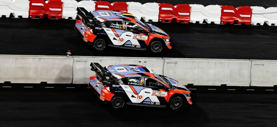 Alt handlet om Thierry Neuville og Ott Tänak denne helgen, i kampen om VM-gullet i rally. Så kom avgjørelsen allerede sent lørdag kveld norsk tid.