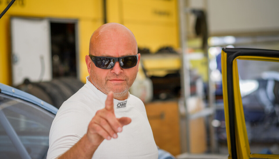 Herbjørn Haug i kjent positur, her fra finalehelgen på Momarken tidligere i høst.