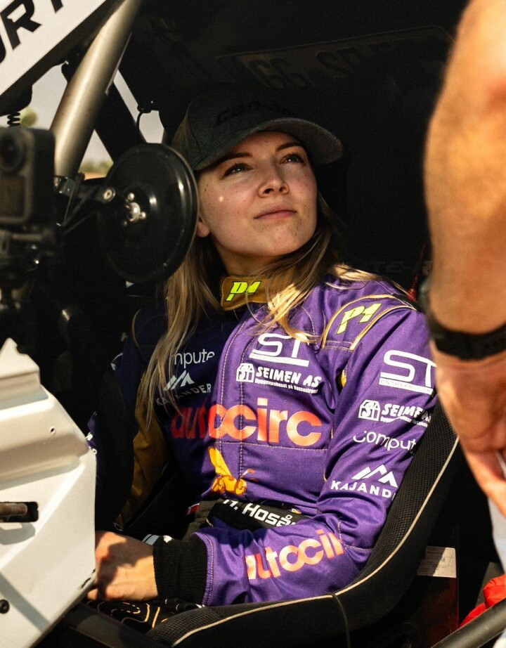 Hedda Hosås i sitt rette element.