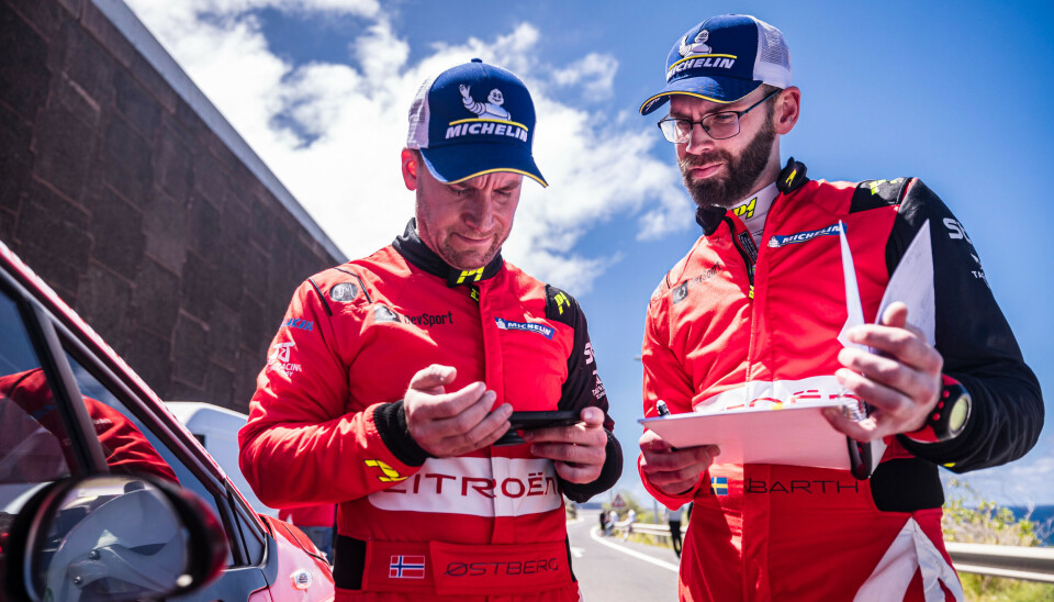 Mads Østberg og Patrik Barth kan ha kjørt sitt siste rally sammen.