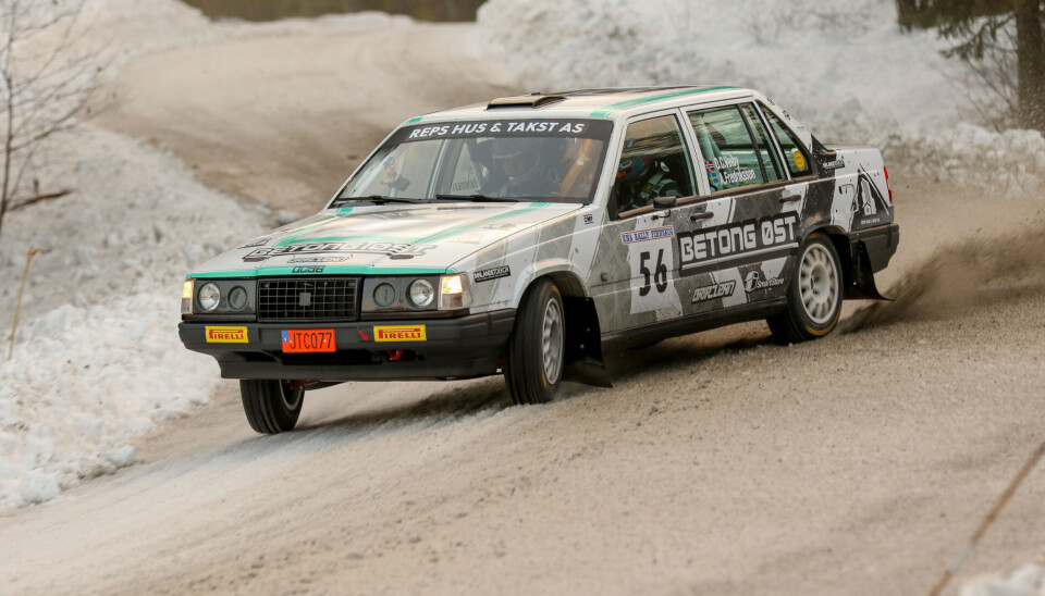 Ole Christian Veiby fikk fart på Volvoen sin, og ble raskeste bakhjulstrekker. Nå gjenstår det å se om han stiller opp i flere NM-runder.