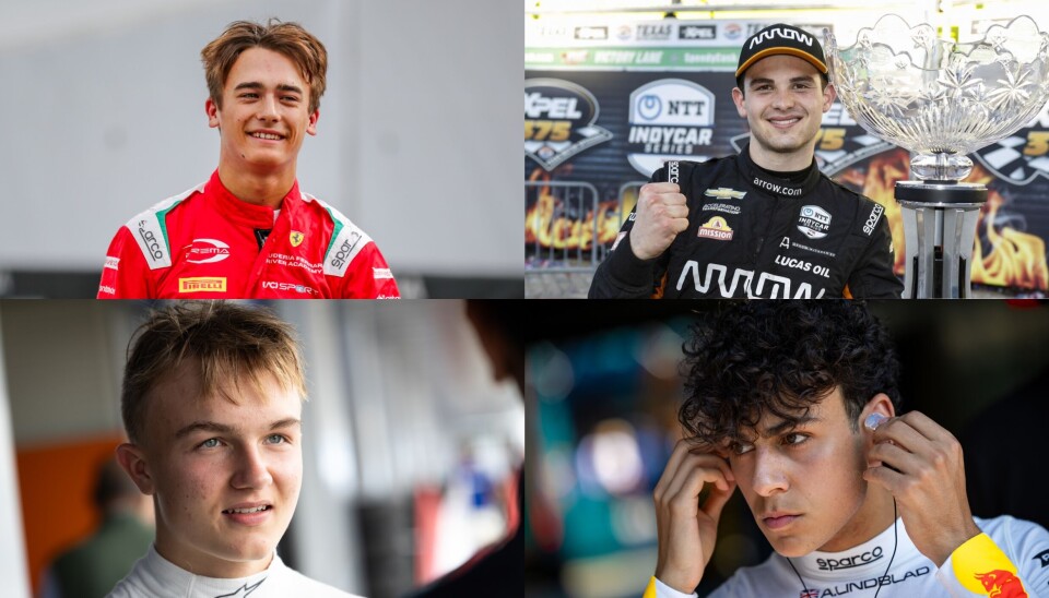 Hvem får kjøre rookie-treninger i 2025? Dino Beganovic, Pato O'Ward, Martinius Stenshorne og Arvid Lindblad er noen av kandidatene,