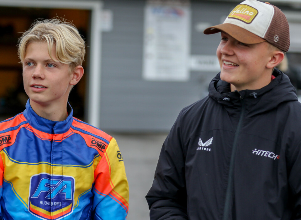 Marcus og Martinius er en duo også i bilsportens verden. De to er gode venner, og nå følger altså Marcus i kompisens hjulspor.