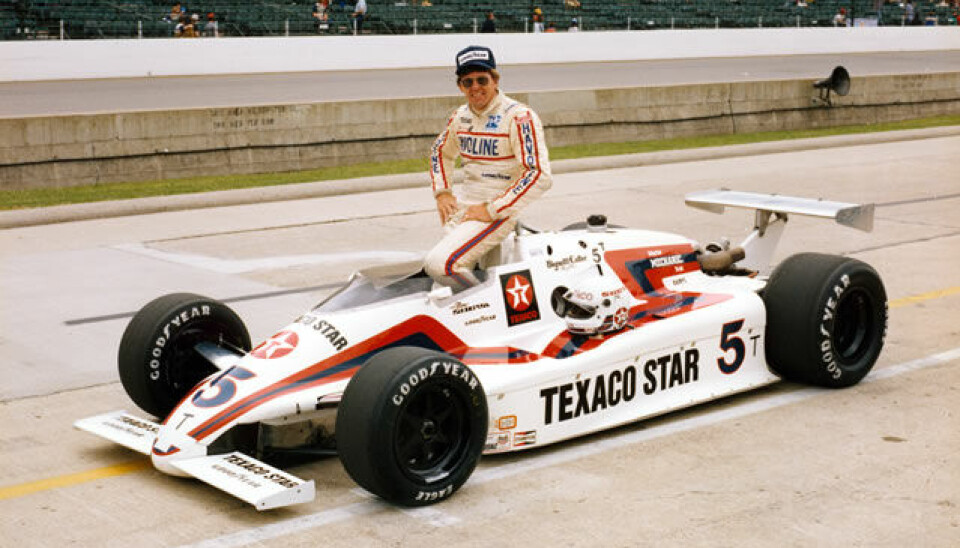 Tom Sneva klar til start, i det som skulle vise seg å bli en av høydepunktene i hans Indy-karriere.