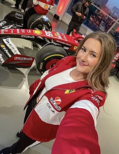 Deler Formel 1-hobbyen med nesten 100.000 følgere