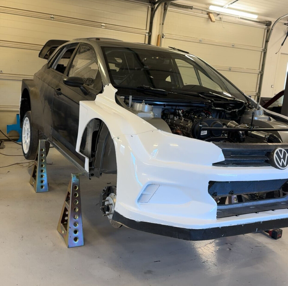 Simen Engsviks nye bil.