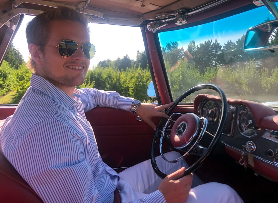 Det var bilinteressen som tok Erlend Hofstad til England, og til slutt til Formel 1.