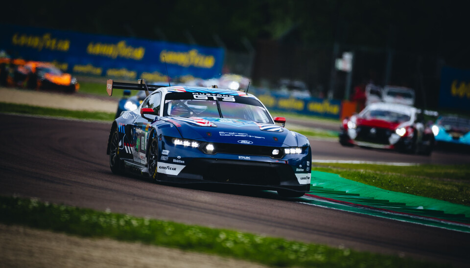 Dennis Olsen i aksjon på Imola sist helg.