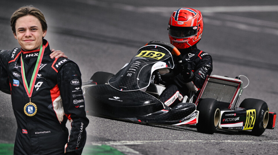 Vegard Klemetsen gir full gass i internasjonal karting.