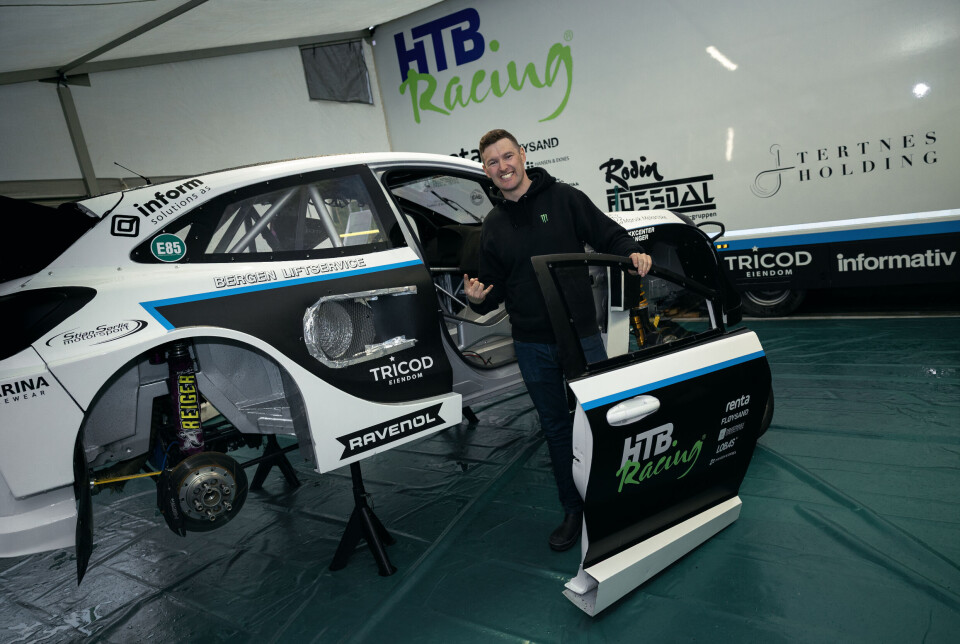Luftinntaket på bilen er det viktigste elementet for å få kjølt ned motoren, og her har foreløpig den største akilleshelen vært for Andreas Bakkeruds nybygde Ford Puma. Nå er han ekstra stor i kjeften dersom det viser seg at han fortsatt sliter.