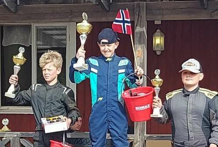 Oliver Fredriksen og Magnus Bakken viste norske muskler i Klasse 1 med dobbeltseier.