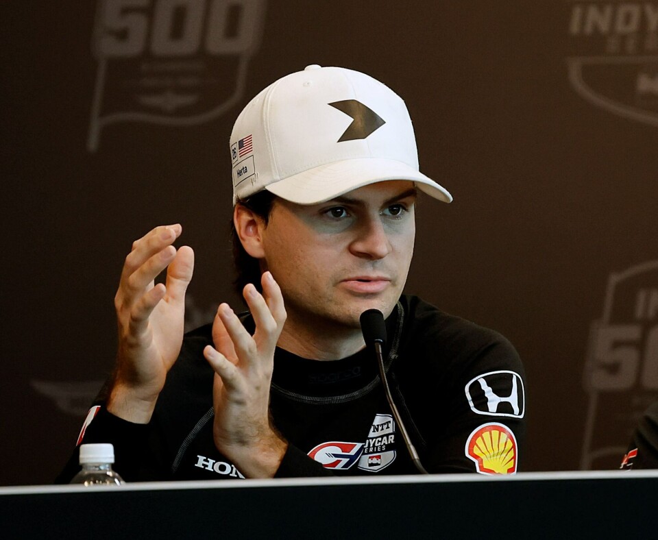 Colton Herta lar seg ikke skremme tross en voldsom krasj under årets kvaliisering.