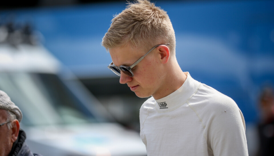 Ole Johan Sæther i godt driv i den nyutviklede førstesvingen på Konsmo.