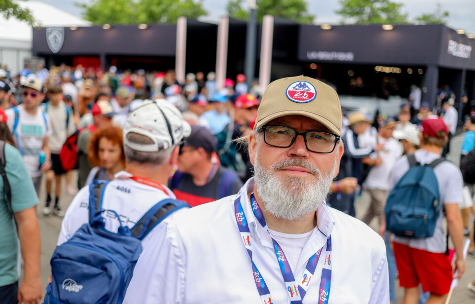 Stein Pettersen på plass på Le Mans.