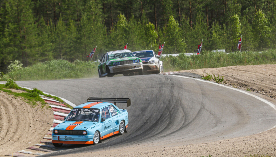 Thomas Bryntesson i føringen på Finnskogbanen.