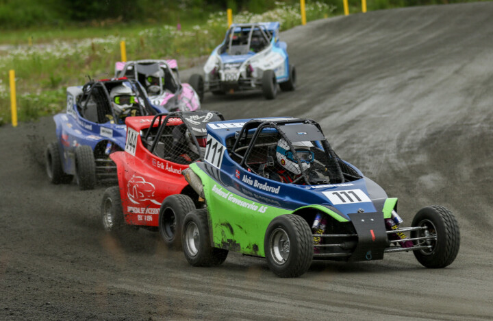 Alvin Brøderud har imponert i sin første sesong i Klasse 2, og i A-finalen skulle det bli hett rundt ørene både hos han og flere konkurrenter.