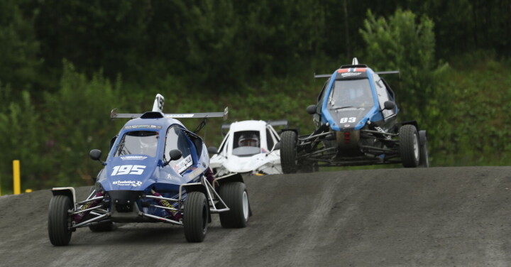 Olliver Tveiten Sollie er kanskje den som har dominert mest i Crosskart-NM så langt i år.