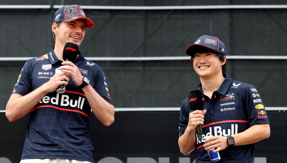 Max Verstappen og Yuki Tsunoda er teamkamerater i Red Bull, men hvor lenge varer det?