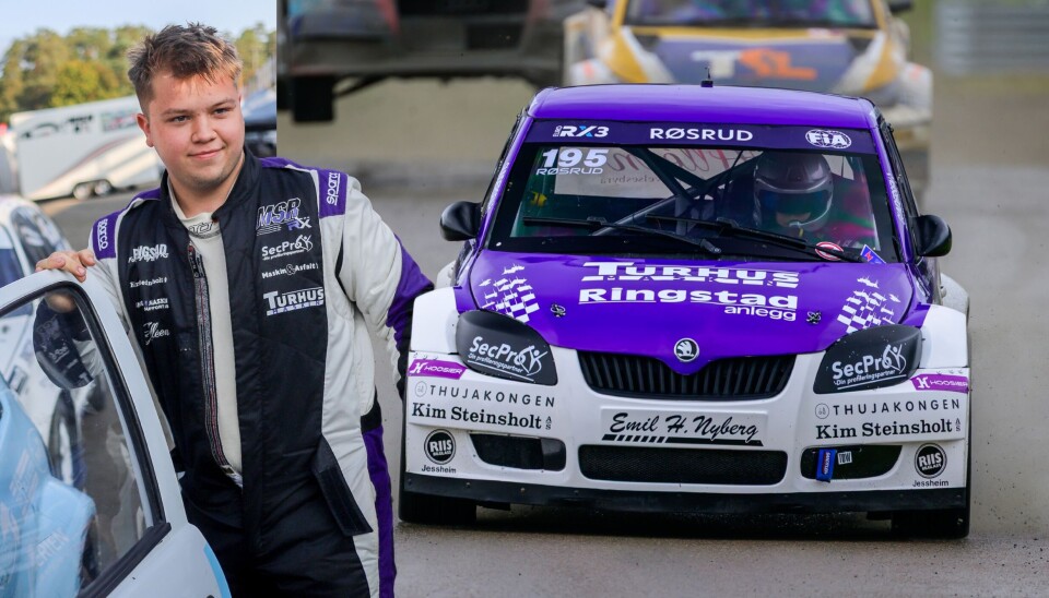 Markus Røsrud viste at han har tempoet inne til å hevde seg i i Rallycross-EM.
