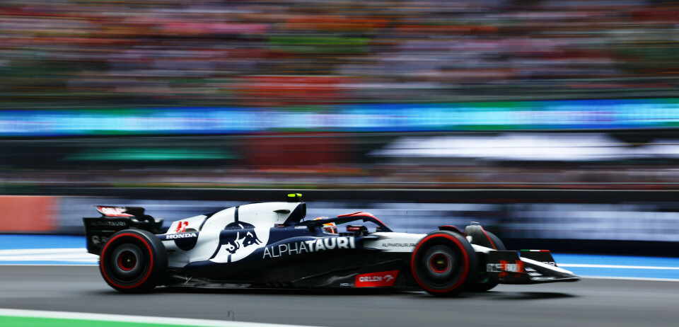 Isack Hadjar fra fredagstreningen i Mexico City Grand Prix i 2023. Et uforståelig valg sett fra utsiden at Red Bull ville gi ham en slik mulighet basert på de sportslige resultatene det året. Nå avslører Hadjar hvilken intern støtte han fikk i Red Bull-systemet selv da det buttet imot som aller mest.