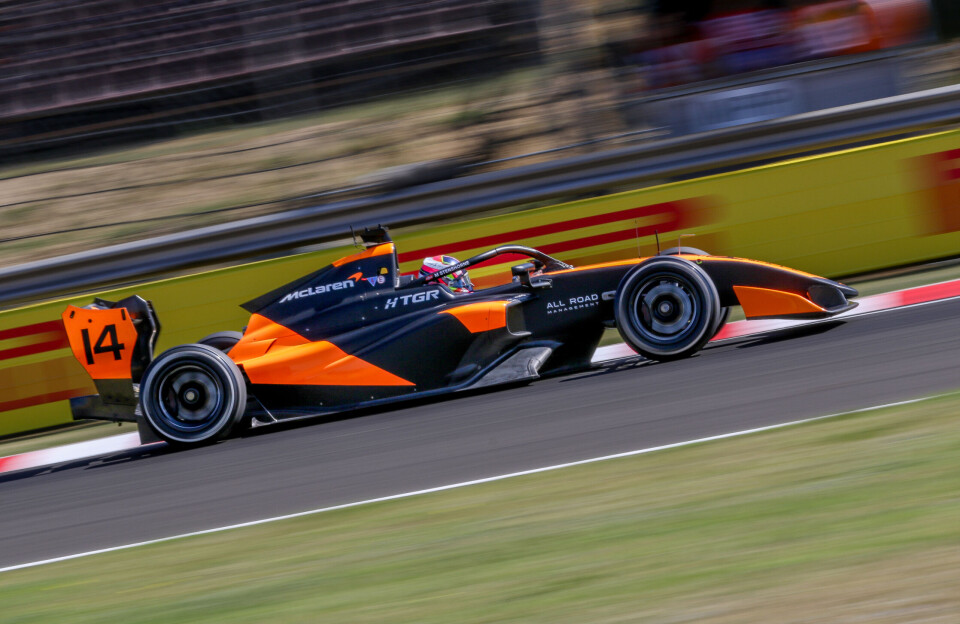 Martinius Stenshorne i full fart mot det som ser ut til å bli en fremtid i Formel 2.