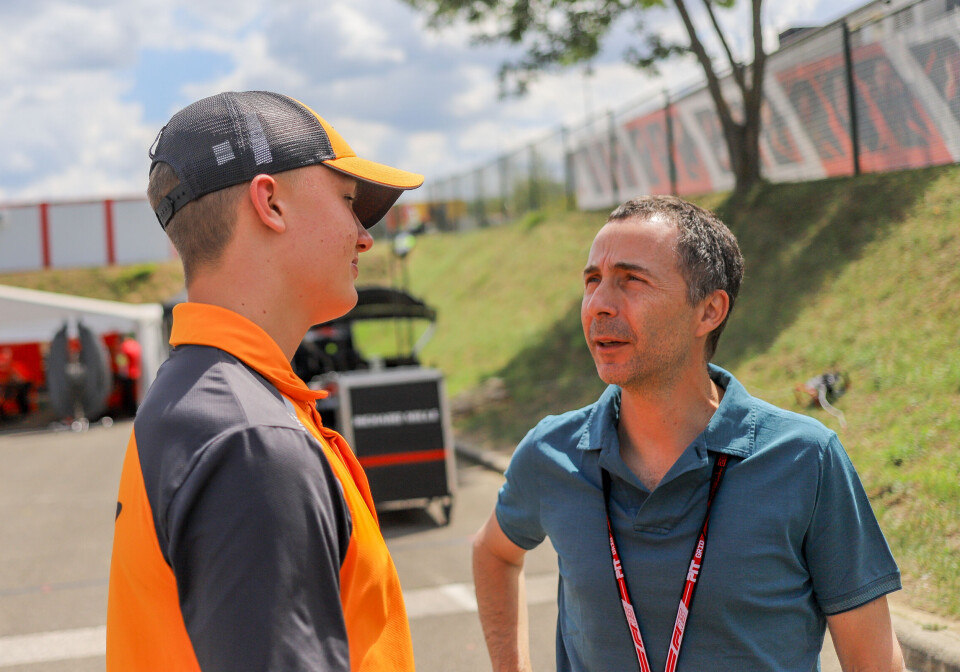 Nicolas Todt og All Road Management følger opp Martinius Stenshornes karriere, her fra Hungaroring tidligere i år.