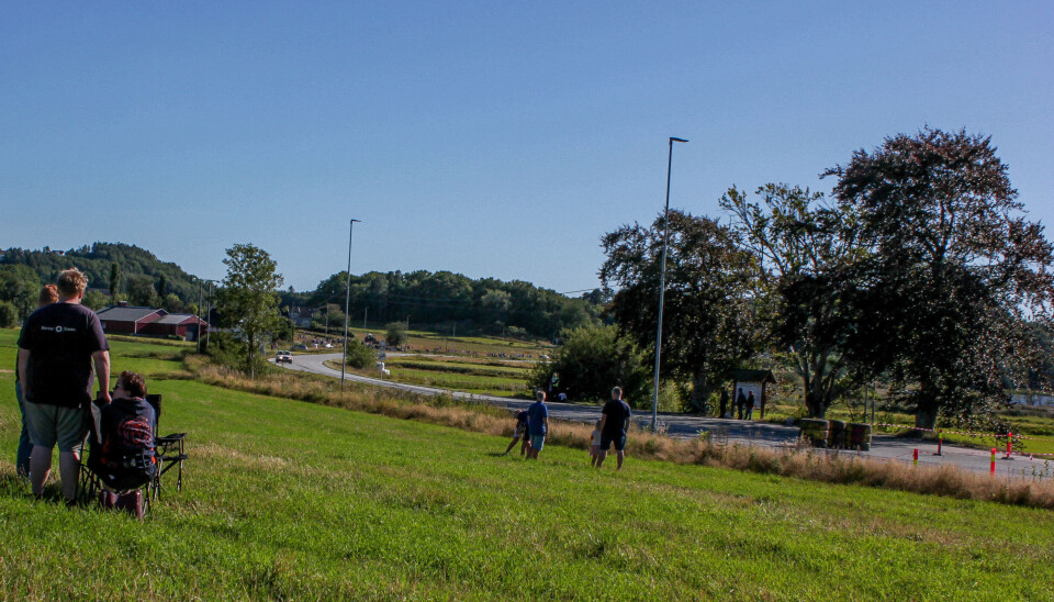 Bildet er tatt fra Rally Grimstad, men fra en annen etappe og annen anledning enn den omtalte ulykken.