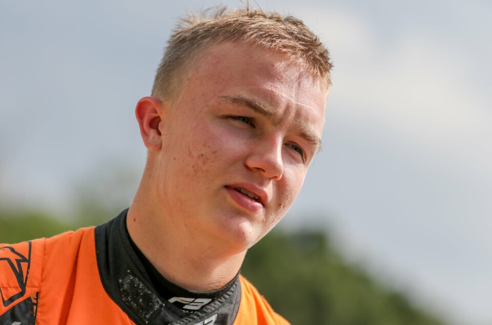 Martinius Stenshorne under forrige løpshelg på Hungaroring.