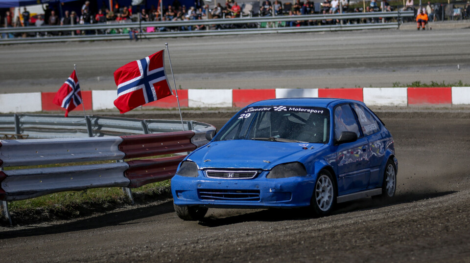 Hedda Simensen fra debutløpet på Momarken for et par uker tilbake.