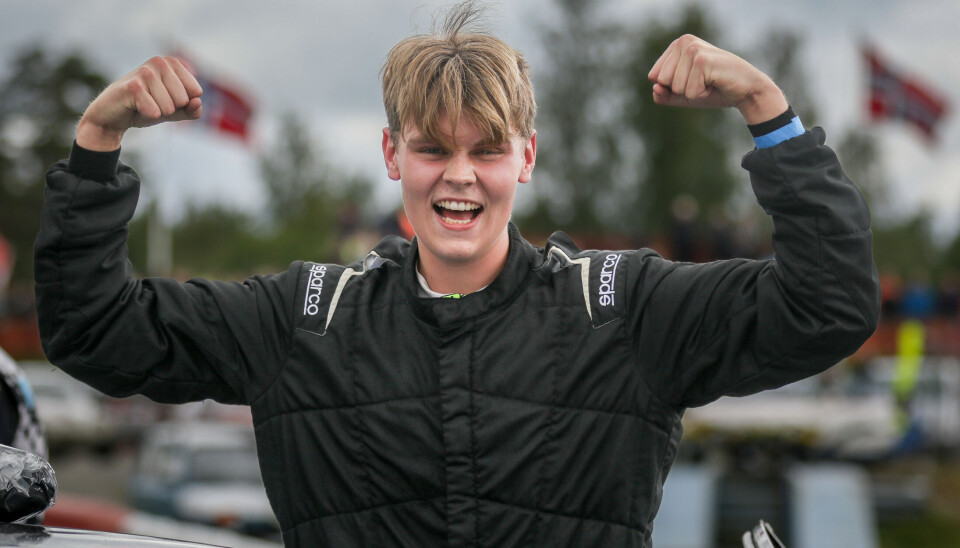 Enkelt juniorgull til Johannes Rafoss, men få jublet mer enn hjemmefører, sølvmedaljør og A-finale-vinner Henrik Tandberg Håkonsen (bildet).