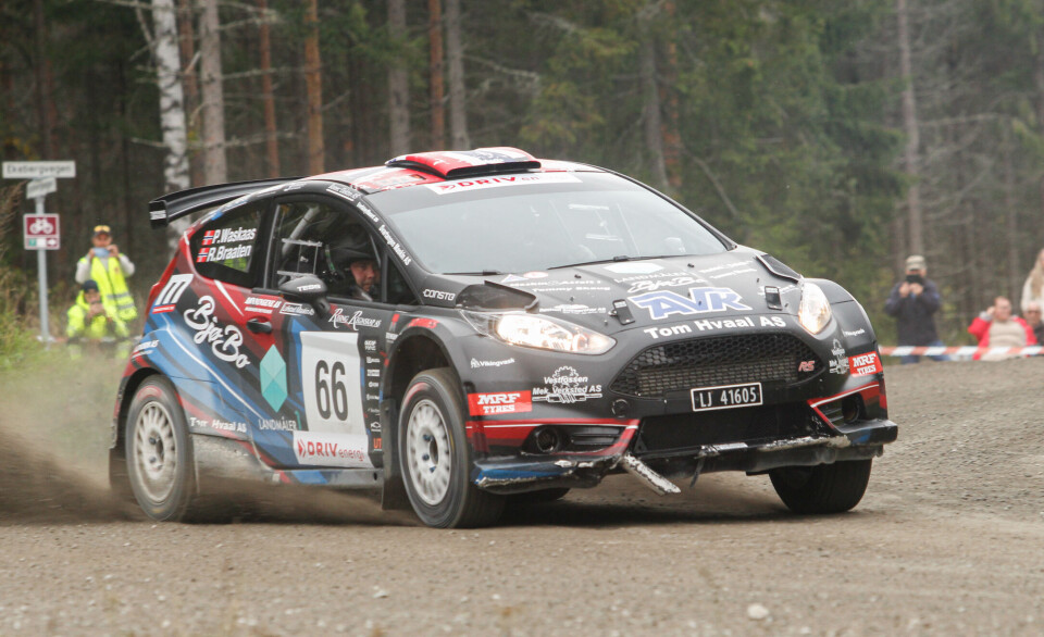 Petter Sæves Waskaas i aksjon på SS6.