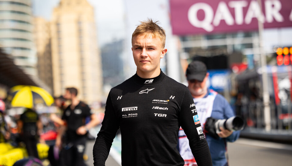 Martinius Stenshorne vitse seg frem på Formel 2-scenen.