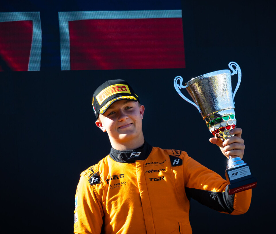 Martinius Stenshorne er en del av McLarens juniorprogram, men det er ikke avklart om han fortsetter.
