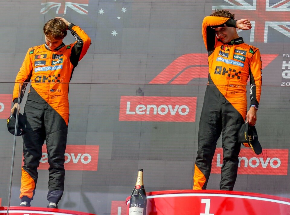 Lando Norris og Oscar Piastri har ikke alltid vært enige underveis i løp.