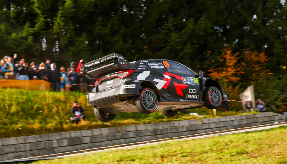Kalle Rovanperä satset og vant i årets Rally Sentral-Europa.
